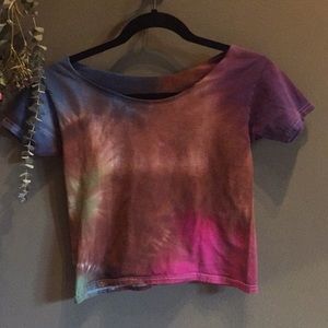 Off the shoulder crop top